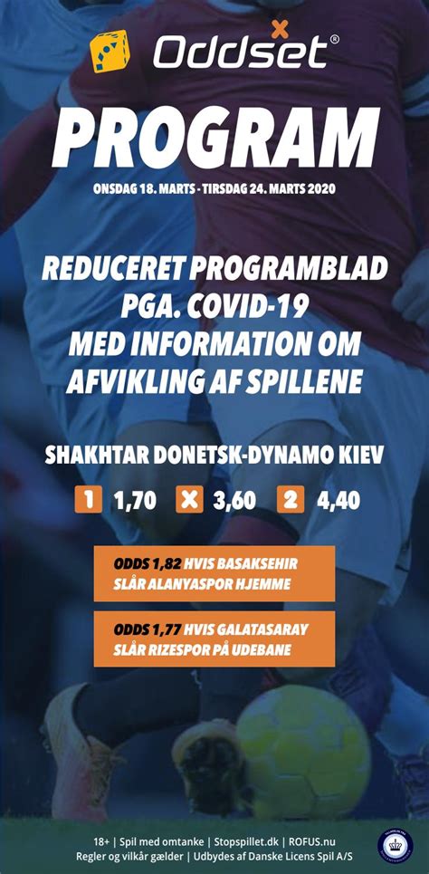 danske spil programblad|danske spil den lange oddset.